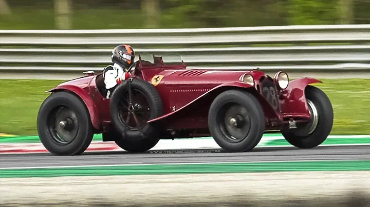 1933 Alfa Romeo 8C 2300 Monza ex Scuderia Ferrari: Supercharged Straight-8 Engine Sound!