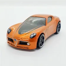 Vintage 2013 Orange Alfa Romeo 8C Competizione Hot Wheels Car | Alfa Romeo Toy Car