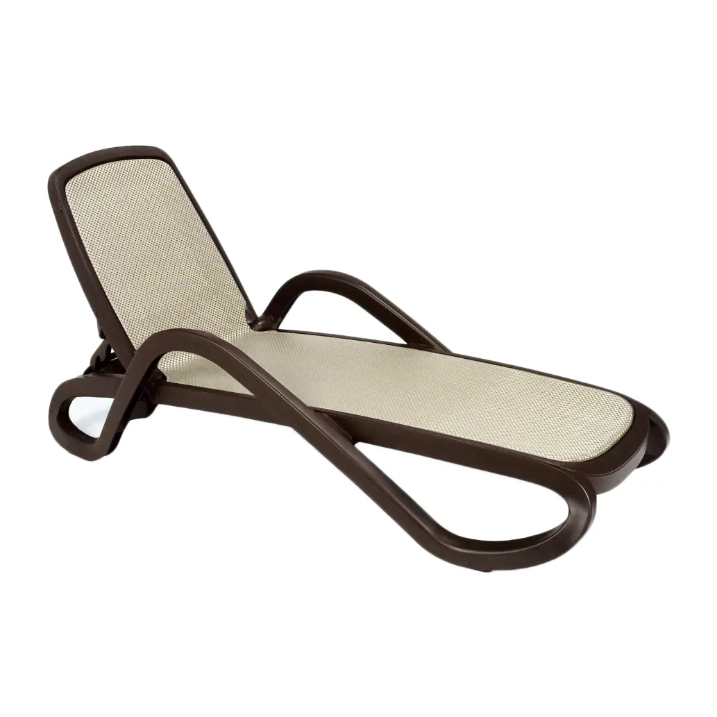 Шезлонг Nardi Alfa Trama Beige (404160507817f), Коричневый (кофе)+молочный (светлый беж)-0