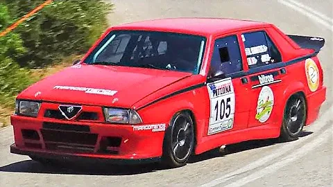 410Hp Alfa Romeo 75 Turbo || RWD Italian Monster On the Limit !!!