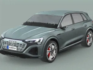 Alfa Romeo Stelvio 2020 Low-poly 3D Model-4