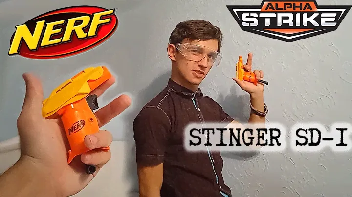 Самый маленький бластер НЁРФ - NERF Alpha Strike STINGER SD-1