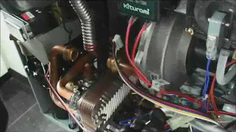 Ремонт котла Kiturami ECO Condensing    Замена трехходового клапана