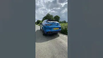 Alfa Romeo Stelvio Quadrifoglio #italian #supercar #exhaust