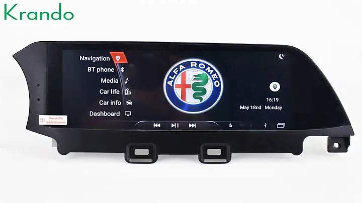 For Alfa romeo stelvio 2017 2018 car radio audio GPS navigation multimedia player CarPlay Android