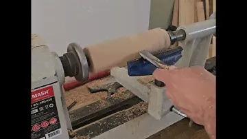Рукояти для стамесок из дуба на станке Belmash WL 300/450