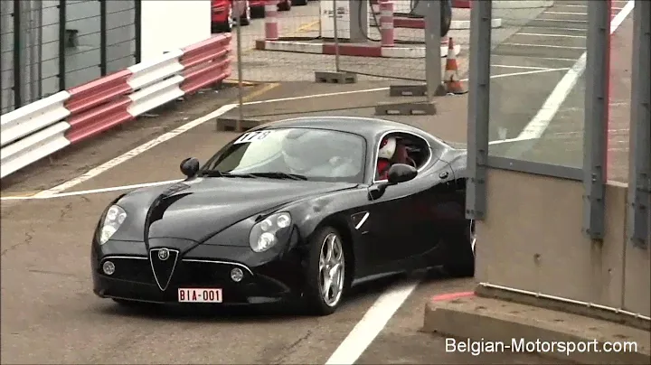 Alfa Romeo 8C Competizione at Zolder Trackday