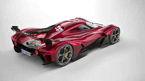 Alfa Romeo 8C R Tazio 2020 LowPoly 3D Model