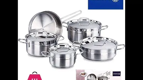 Korkmaz Alfa Cookware Set of 9 Pieces   A1660  Shoppers Pakistan