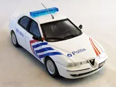 Модель Alfa Romeo 156 Полицейские Машины Мира №49 1:43 ДеАгостини