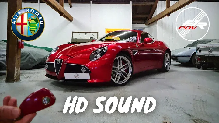 Alfa Romeo 8C Competizione - POV - BRUTAL V8 SOUND