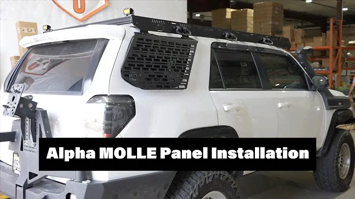 Alpha MOLLE Panel Installation for 2010-2024 Toyota 4Runner | upTOP Overland