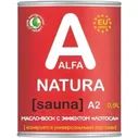 Пропитка для дерева Alfa Natura масло-воск с эффектом &quot;лотоса&quot;, 0,9 л