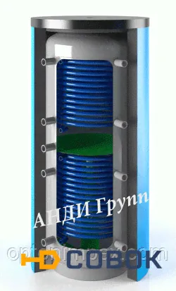 Бойлер ALFA 1000 литров косвенного нагрева