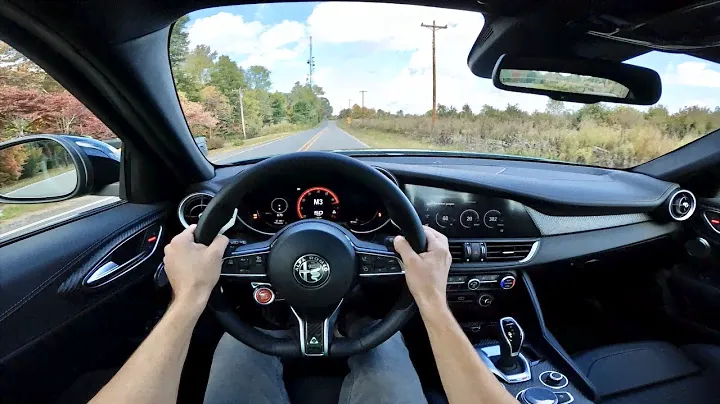 2024 Alfa Romeo Giulia Quadrifoglio RWM | POV Walkaround and Test Drive ASMR