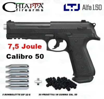 LTL Alfa 1.50 PB575 defense and training pistol in .50 / 7.5 joule caliber