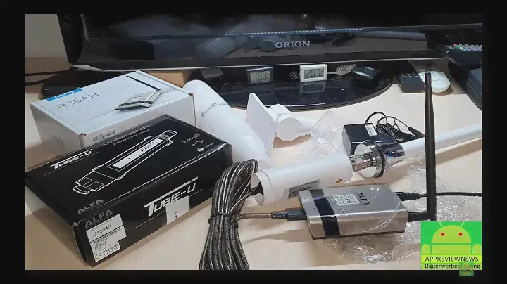 Internet über weite Strecken übertragen Alfa Network Long Range WLAN Antenne R36A Router 300 Mbit