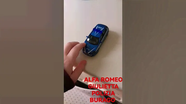 MODELLINO ALFA ROMEO GIULIETTA POLIZIA BURAGO