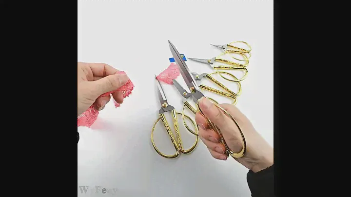 Ножницы для рукоделия Винтаж, золото