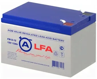 Аккумулятор 1212 FB 12В 12Ач 151х98х101мм (ALFA)
