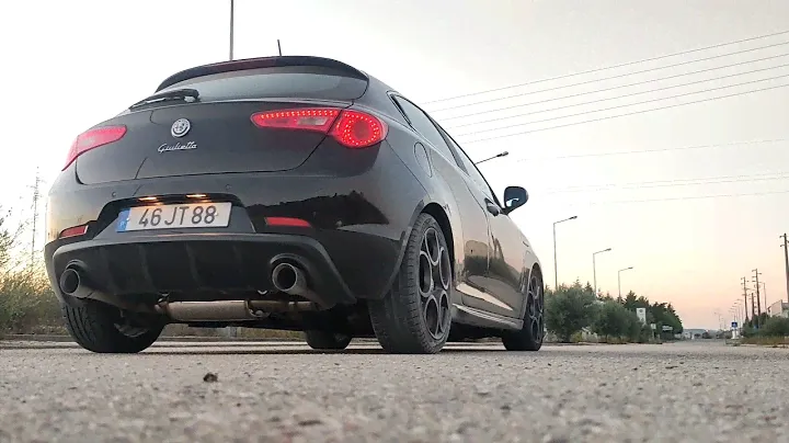 Alfa Romeo Giulietta 1.4 straight exhaust with valve
