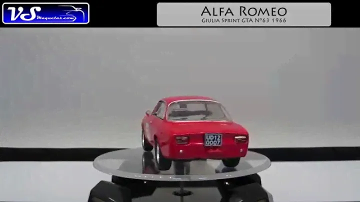 Alfa Romeo Giulia Sprint GTA Nº63 1966 - Metro - Escala 1:43