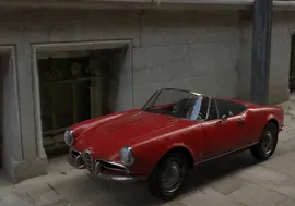 Alfa Romeo Giulietta Spider 1960 3D Model
