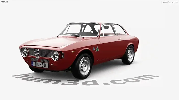 Alfa Romeo Giulia Sprint GTA 1600 1968 3D model by 3DModels.org