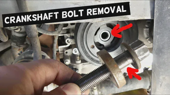 HOW TO REMOVE CRANKSHAFT PULLEY BOLT STUCK