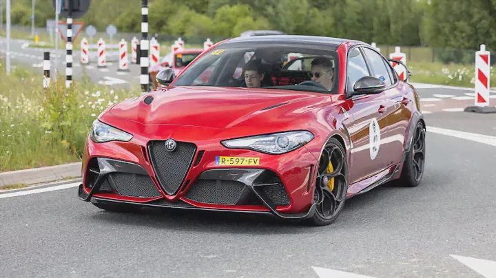 540HP Alfa Romeo Giulia GTAm - Accelerations Sounds !