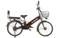Велогибрид Eltreco e-ALFA GL Коричневый