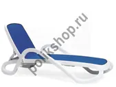 Шезлонг Alfa Blue