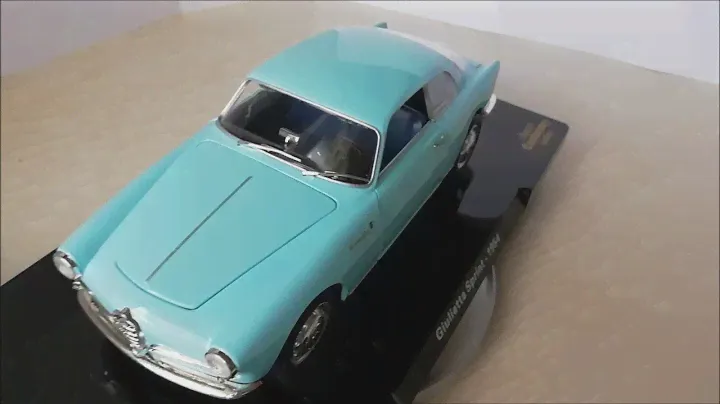 Diecast Model Alfa Romeo Giulietta Sprint 1954 by Leo Models 1:24