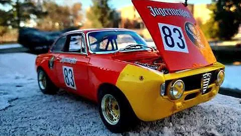 Minichamps Alfa Romeo GTA 1300 Junior R. Maschke 1972 1/18