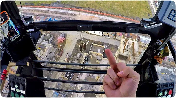 Крановщик. О стропалях и работе на высоте. The work of the crane operator.