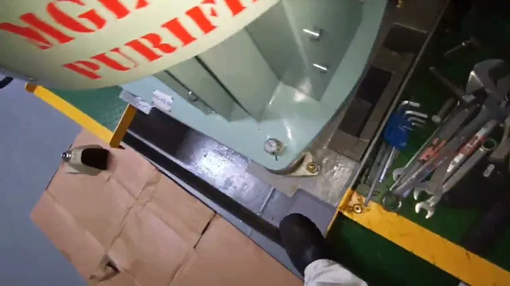Alfa laval S type purifier dismantling