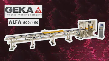 Alfa 500-150, automatic punching line - Geka
