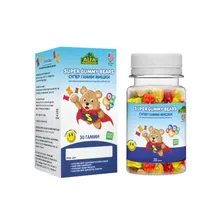 Супер Гамми Мишки для детей для мальчиков с 4 лет Alfa Vitamins пастилки жевательные 1800 мг 30 шт. в Москве