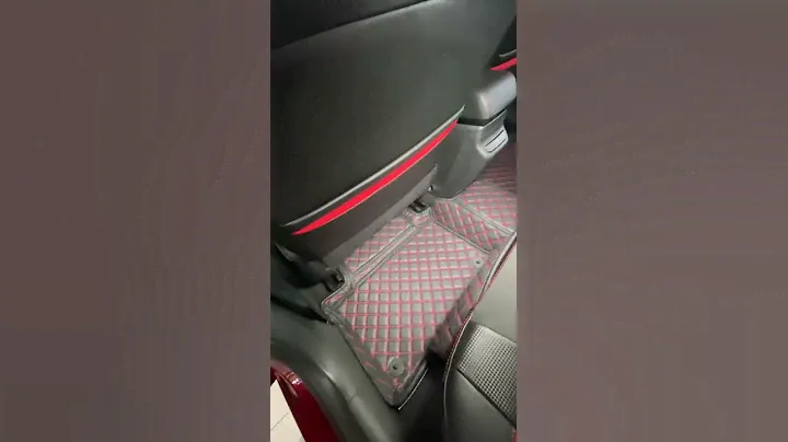 Кожаные коврики для салона авто.  Автомобильные коврики 3D