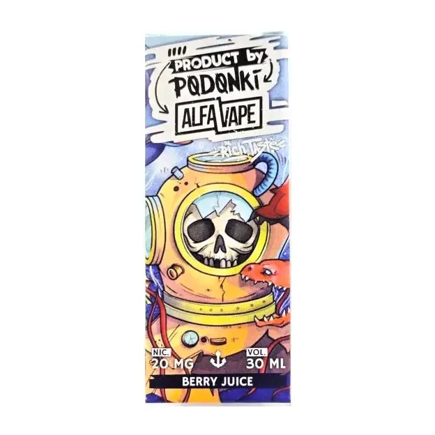 Жидкость PODONKI ALFA VAPE Salt 2% 30 ml Ягодный морс-0