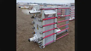 Used- Alfa-Laval Plate Exchanger, 782 Square Feet, Model M15-BWFD- Stock # 49290001