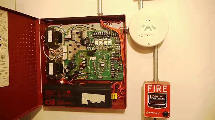 Replacing backup batteries in a Firelite Fcps-24 fire alarm power supply