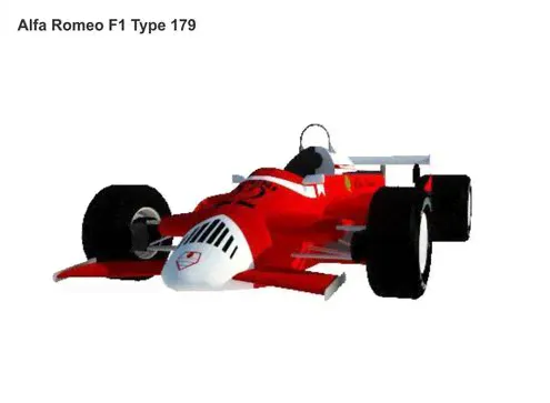 Alfa Romeo F1 Type 179 - 3D-модель