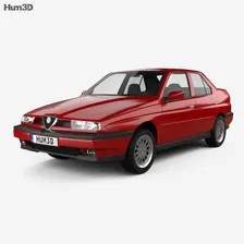 Alfa Romeo 155 1998 3D model