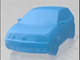 Alfa Romeo Giulia 105 1962 Printable Car 3D Print Model