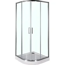 Душевой уголок Aquanet Alfa NAA2142 100x100 профиль Хром стекло прозрачное
