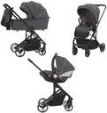 Коляска детская CARRELLO Alfa CRL-6508 2023 3в1 Falcon Grey