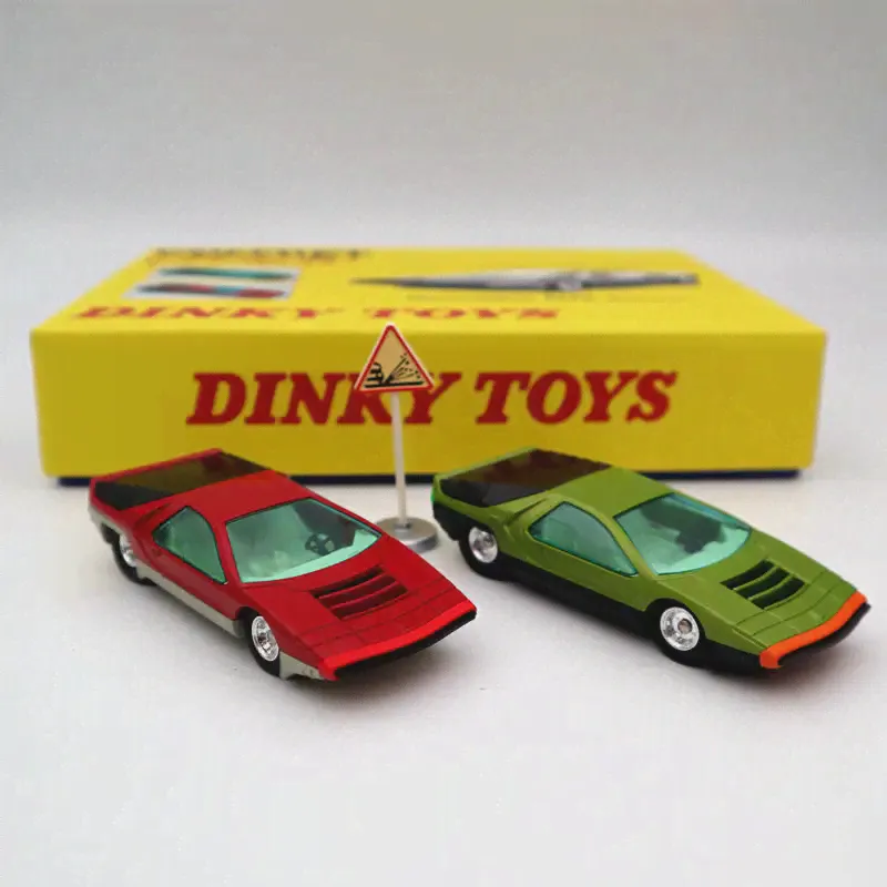 🛍 Набор игрушек Atlas Dinky 1:43, 1426 1426P Carabo Bertone meconics Alfa Romeo, литые модели автомобиля, подарок, Коллекционная модель-0