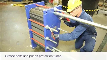 Alfa Laval Gasketed plate heat exchangers - Closing procedure