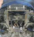 Защита Мотодор для двигателя, КПП Alfa Romeo 159 2005-2011. Артикул 75901